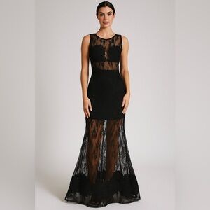 Symphony Black Lace Dress